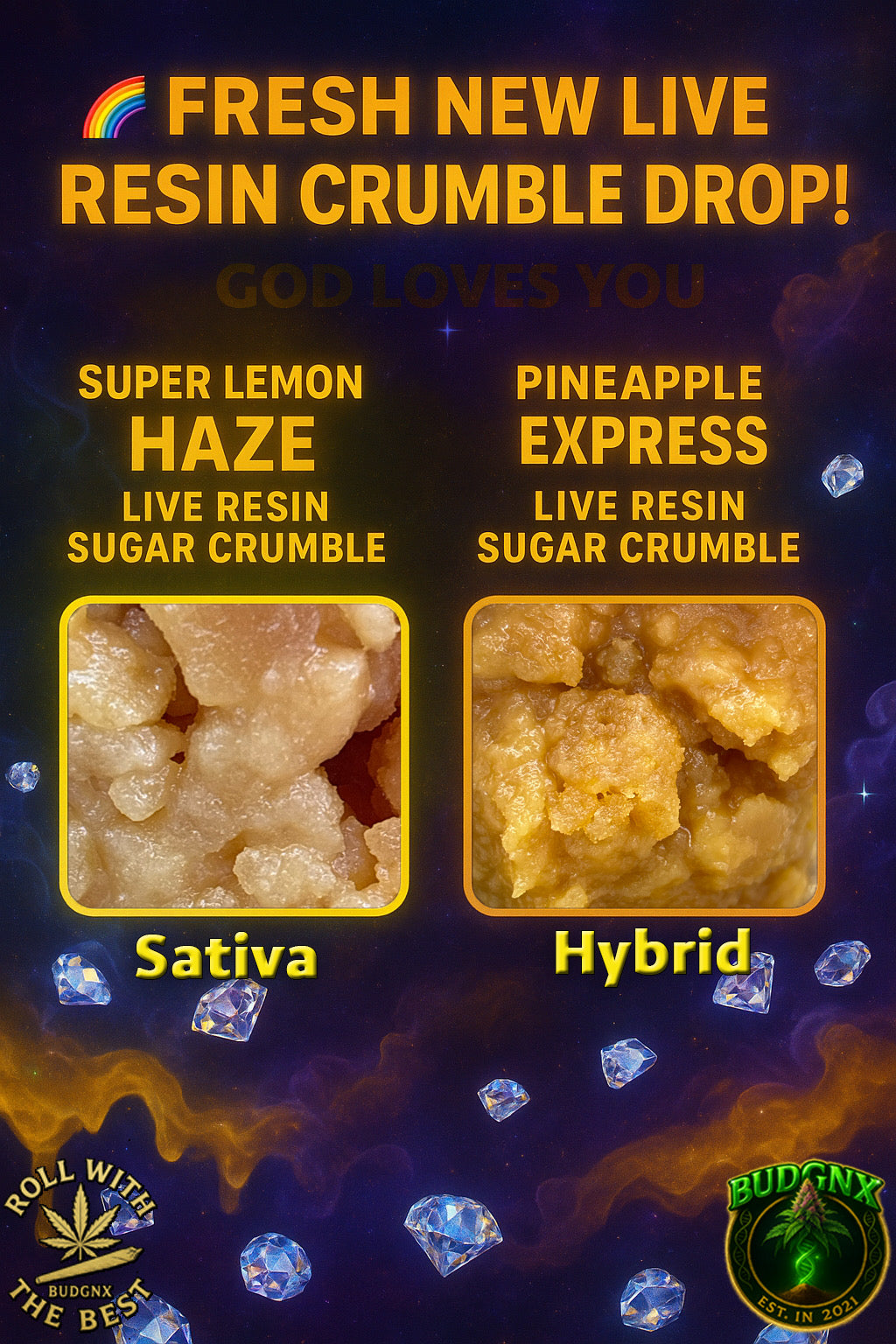 π¨ New Drop Alert π¨ π₯ 2 Brand New Live Resin Crumble Concentrates π₯ π¨